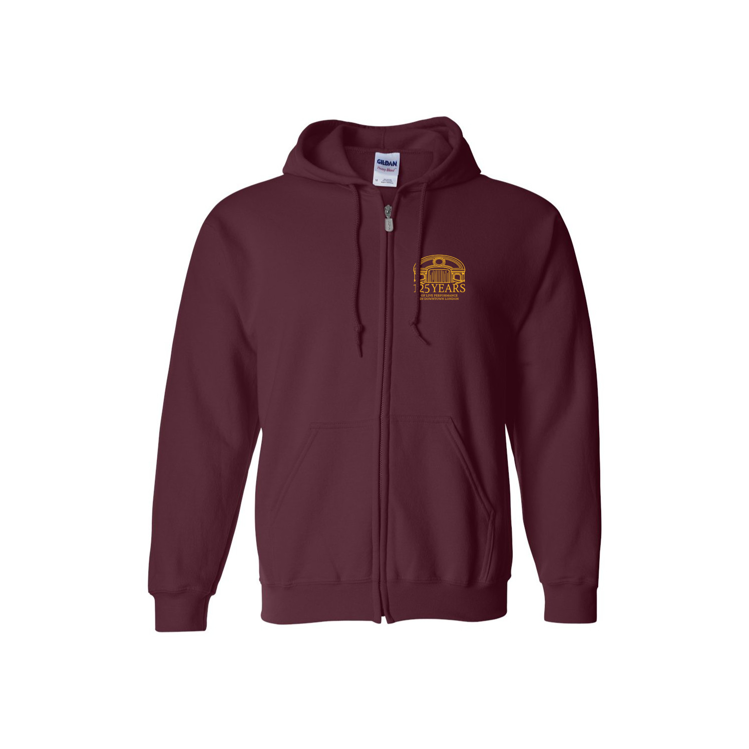 Full Zip Hooded Sweatshirt